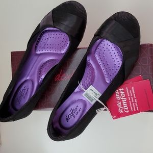 Dexflex Comfort BECCUM Black Ballet Flats